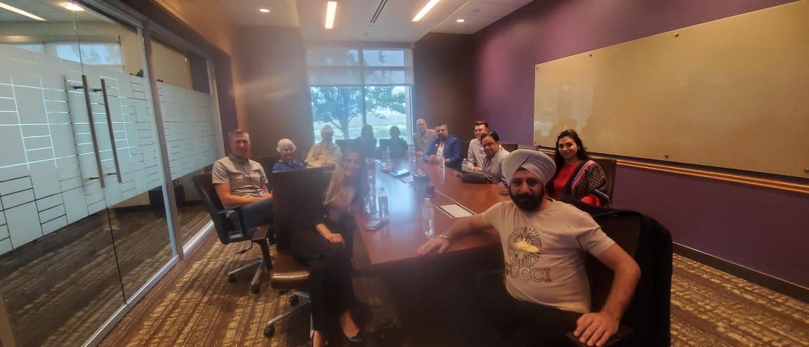 Meeting with Vice President of Doterra and other CEO collaborators