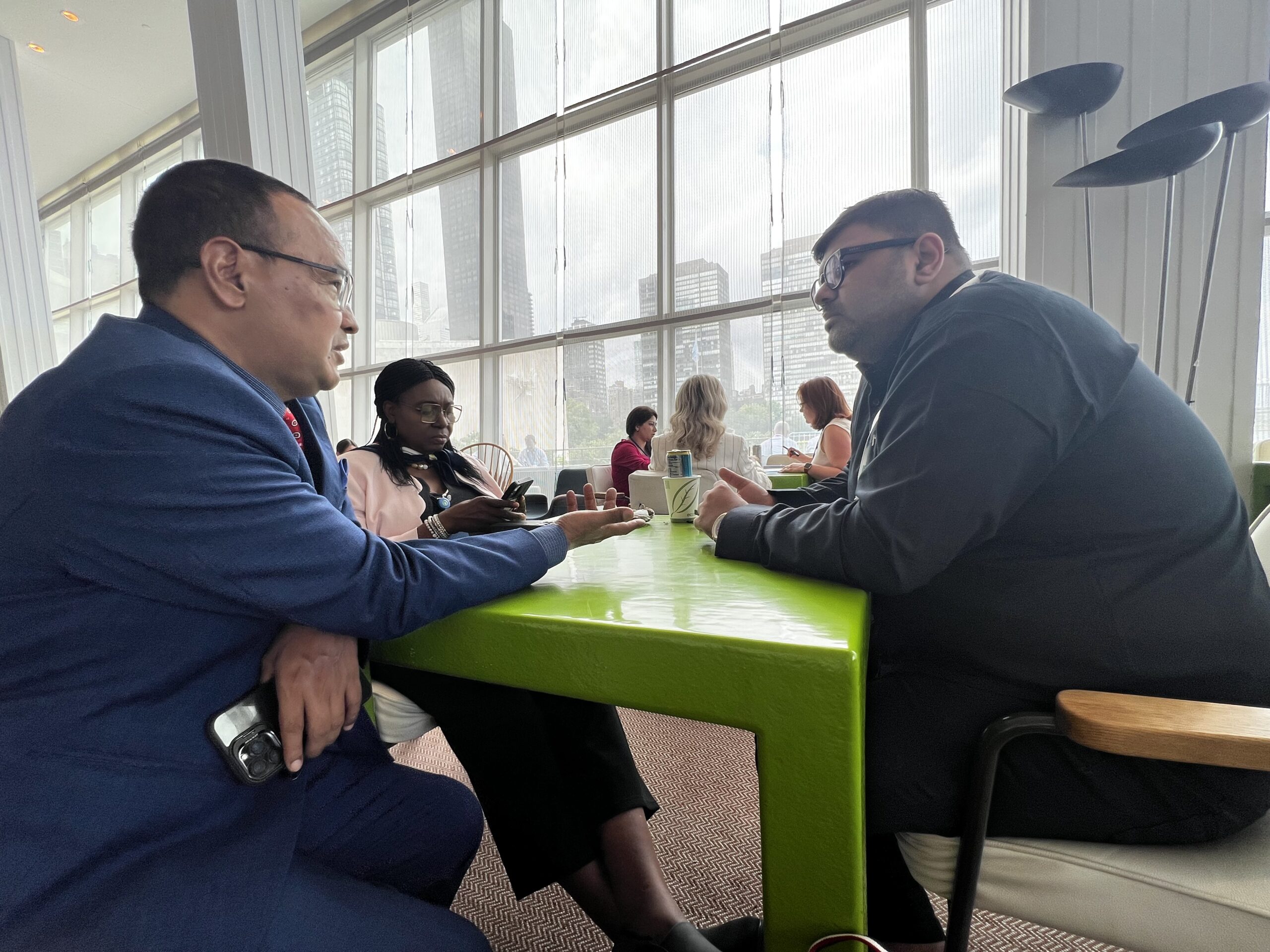 NYC United Nations Headquarters Members Lounge Piya Ratna photo by World Trust Media Network CEO Shellie Robinson