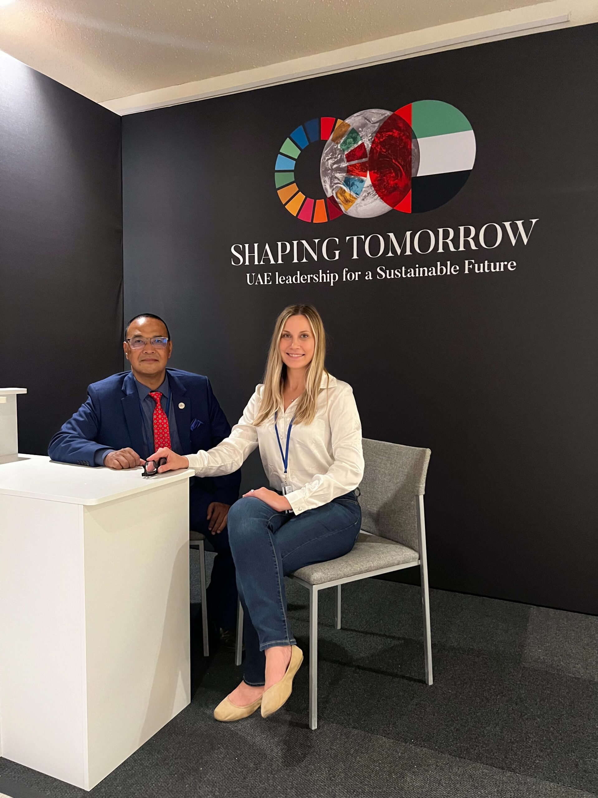 NYC NY United Nations Headquarters Piya Ratna Shellie Robinson with World Trust Media Network
