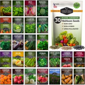 30 Heirloom Vegetables Seeds